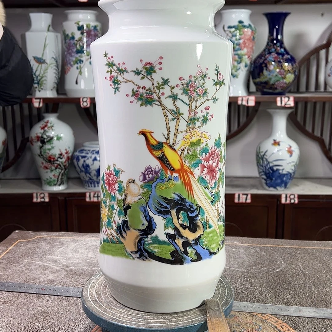 摆件陶景德镇陶瓷书富贵