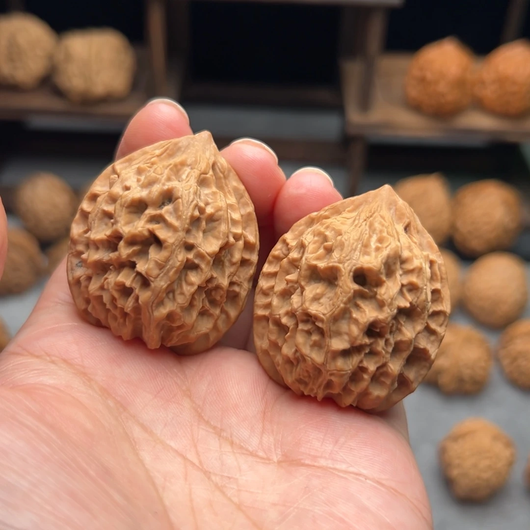 桃核把件7号老款鸡心37.37.44