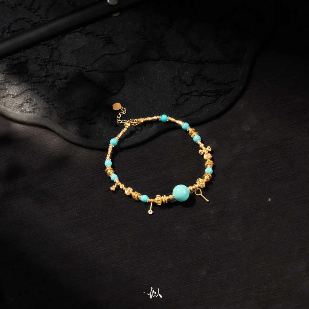 【桑榆】SY精挑·似梓珠宝· 18K绿松手链  XYGD308520-C