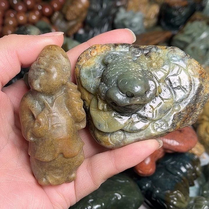 岫岩河磨玉（透闪石质玉）未镶嵌挂件
