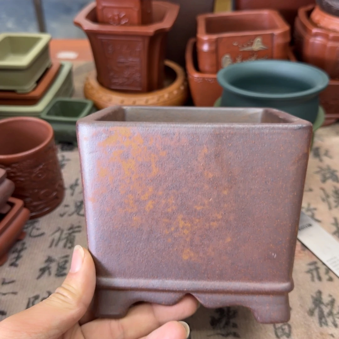 紫砂花盆宜兴紫砂正品11.5x9