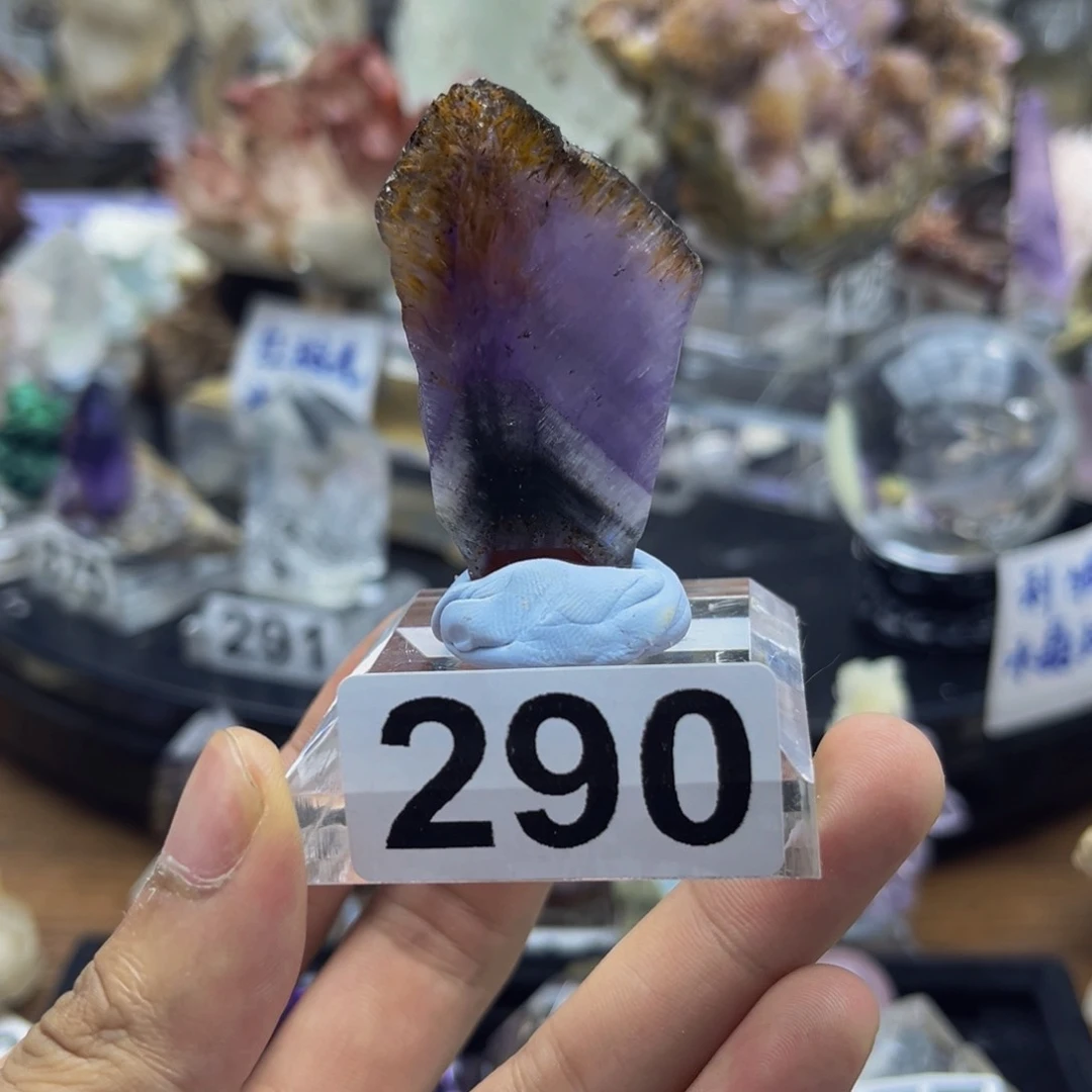紫晶珠宝半成品未镶嵌极光23