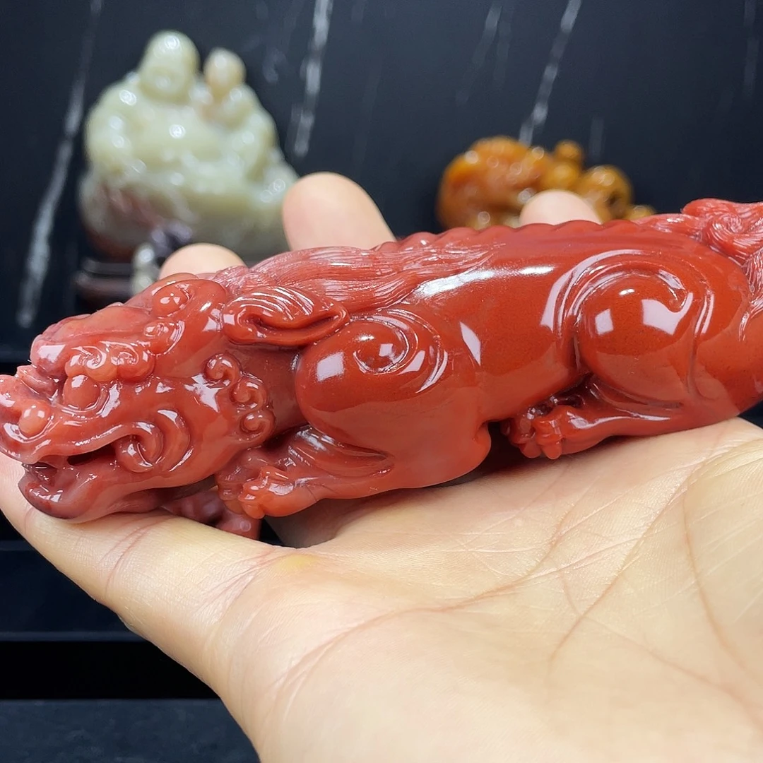 寿山石印石寿山石手把件