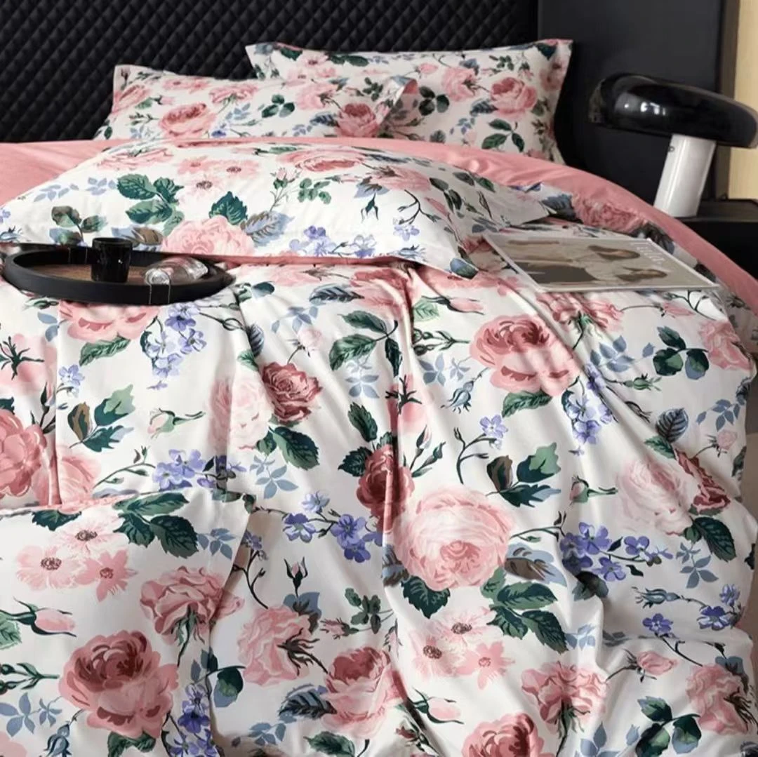 【张总专属】2025新款轻奢数码大版印花水养棉亲肤四件套