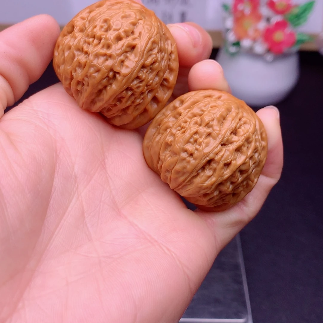 【闪购商品】文玩核桃把件铁锤39微修