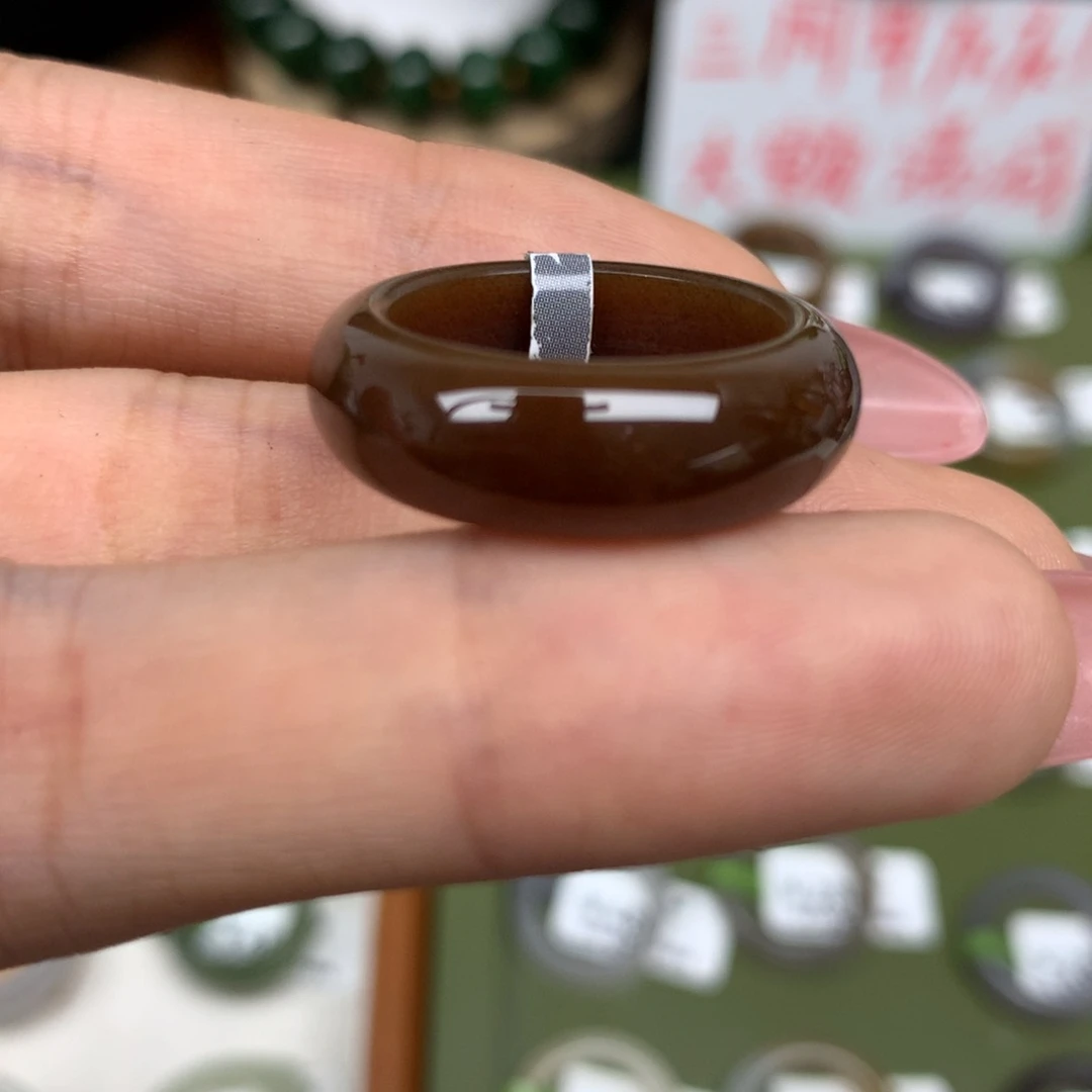 未镶嵌戒指和田玉港15新疆满红糖