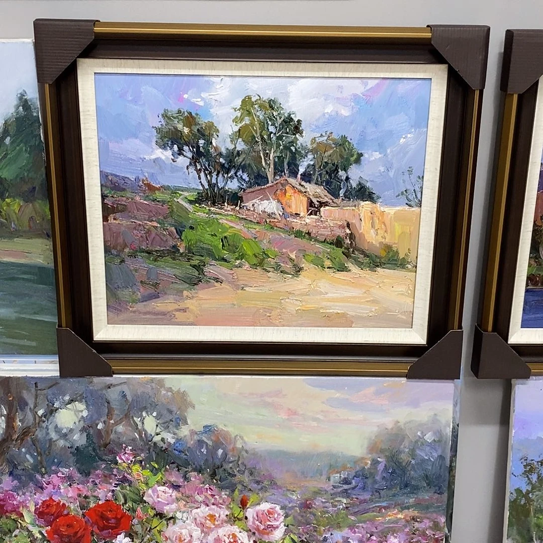 油画带外框画芯尺寸40x50cm