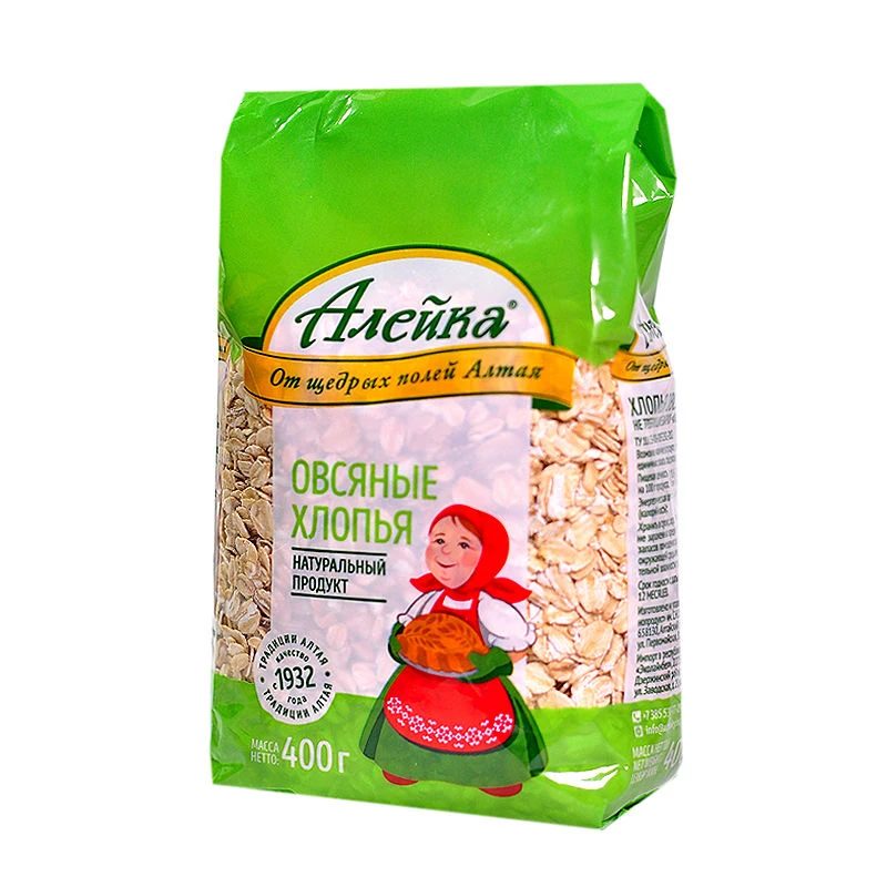 俄罗斯原装进口艾利客燕麦片