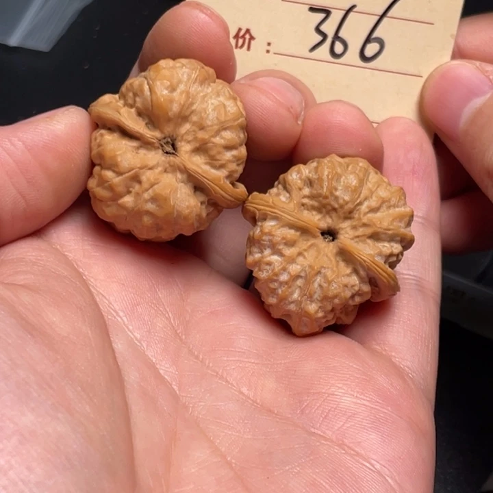 文玩核桃把件蛙蛙31尺白茬366