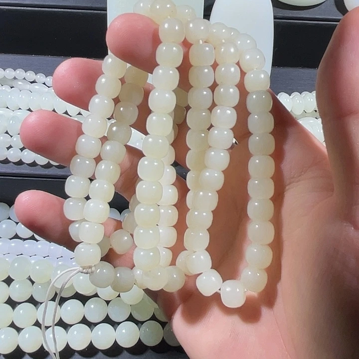 用***9和田玉未镶嵌吊坠(不含链)卡8项链