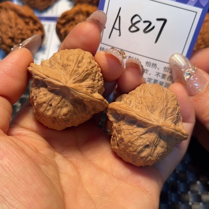 文玩核桃把件40南瓜墩A827