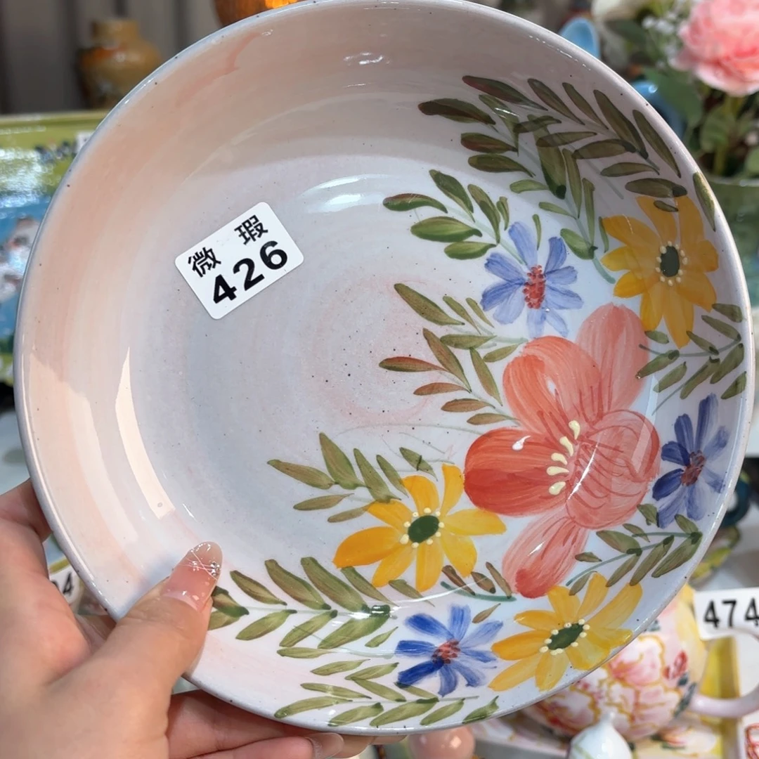 景德镇手绘高温釉下彩陶瓷茶具