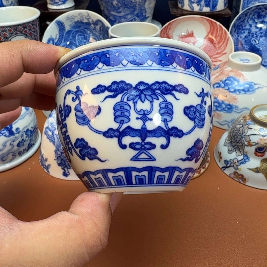 杯子景德镇全手工手绘陶瓷