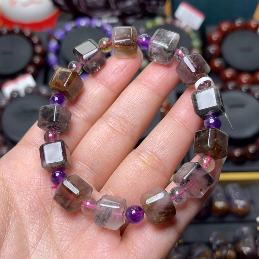 未镶嵌手链水晶极光23方糖