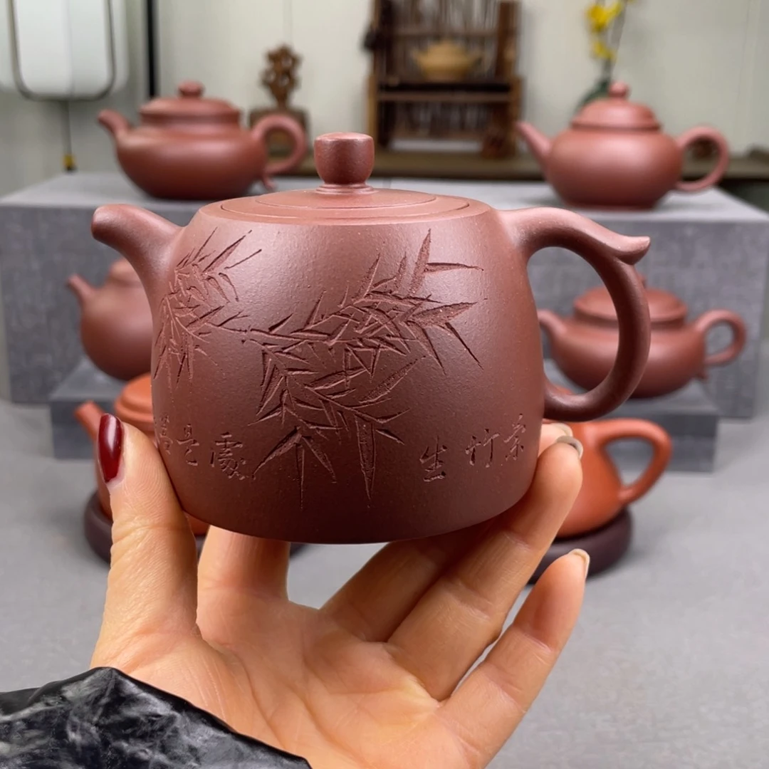 紫砂茶壶紫砂壶220毫升