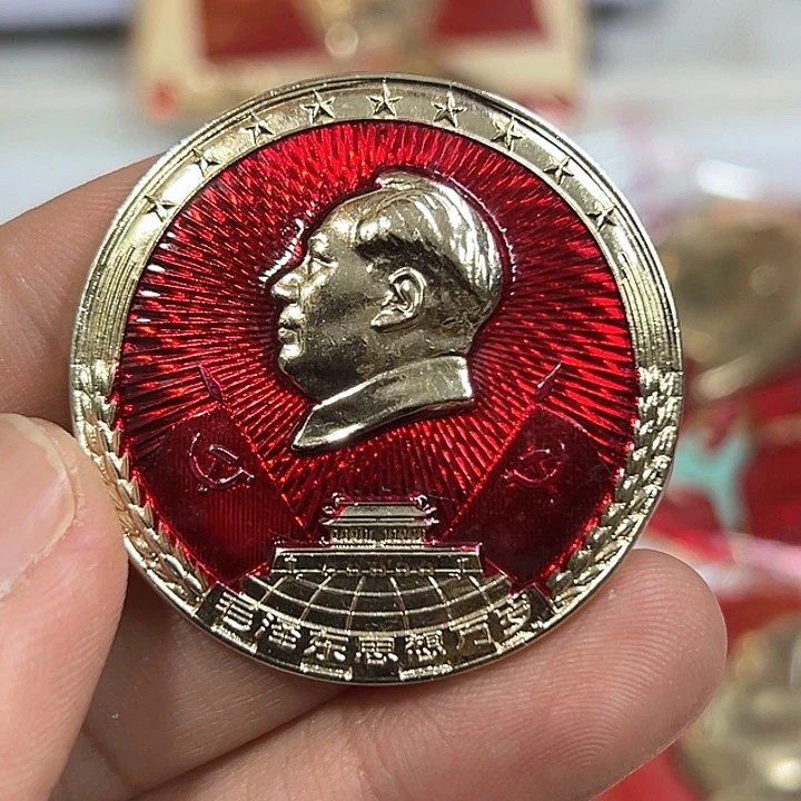 其他普通金属湖**影纪念章一个