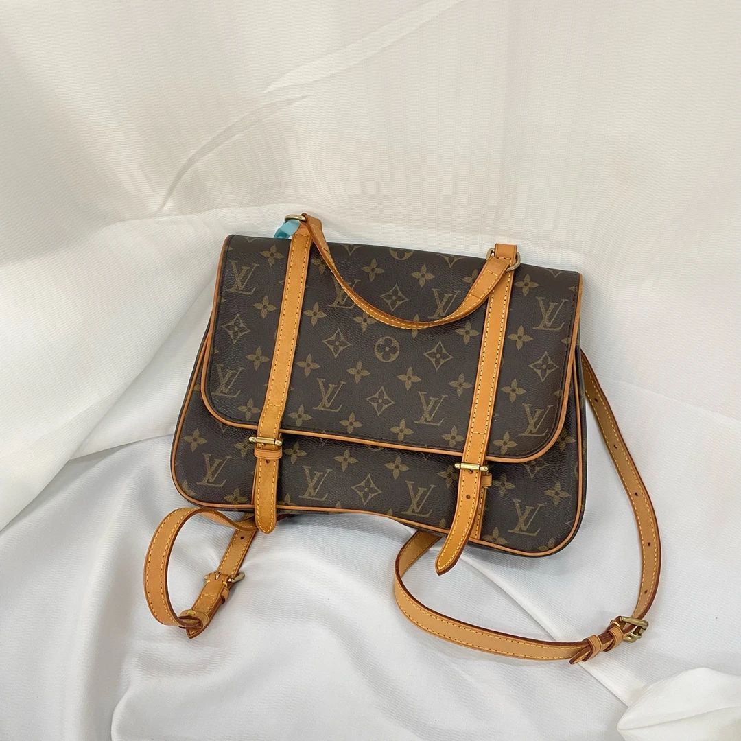 95新 LouisVuitton/路易威登 lv 老花变形金刚双肩包 04年