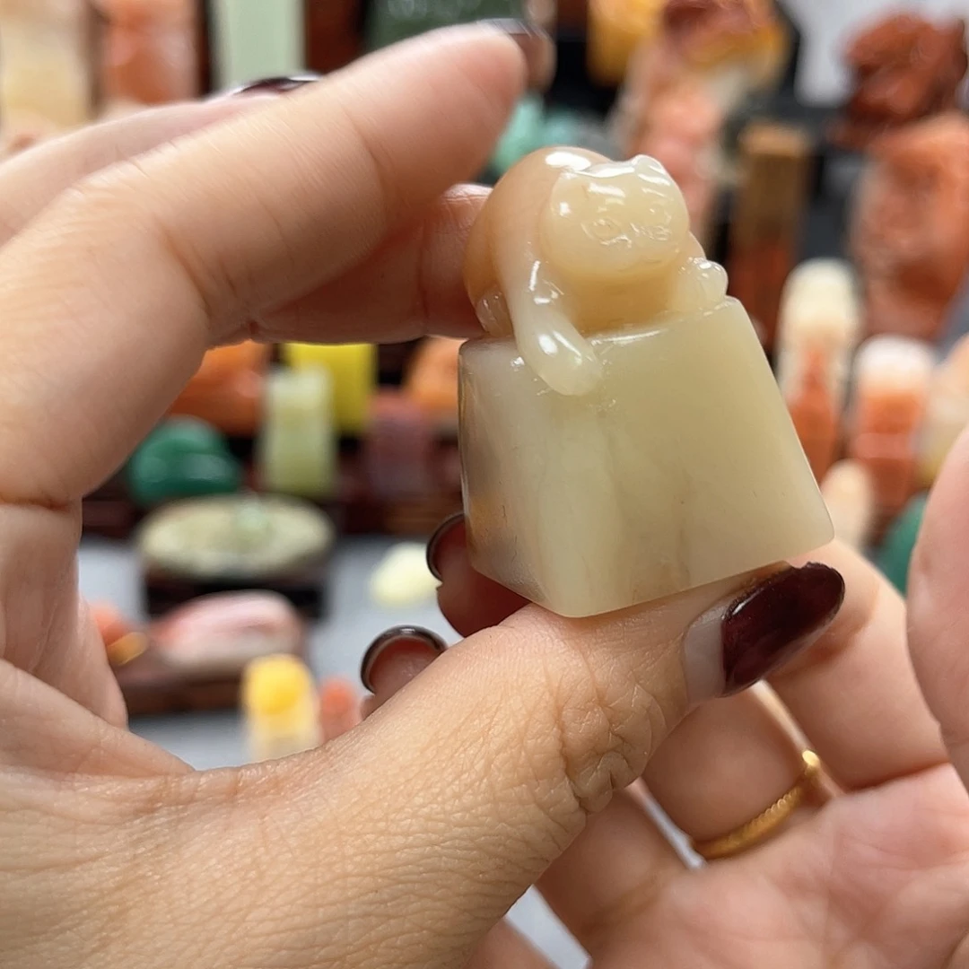 寿山石印石鲸**石1221包邮包刻