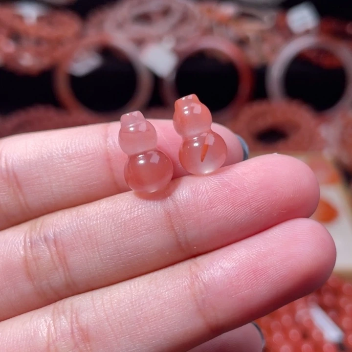 南红玛瑙未镶嵌配饰手串小葫芦875