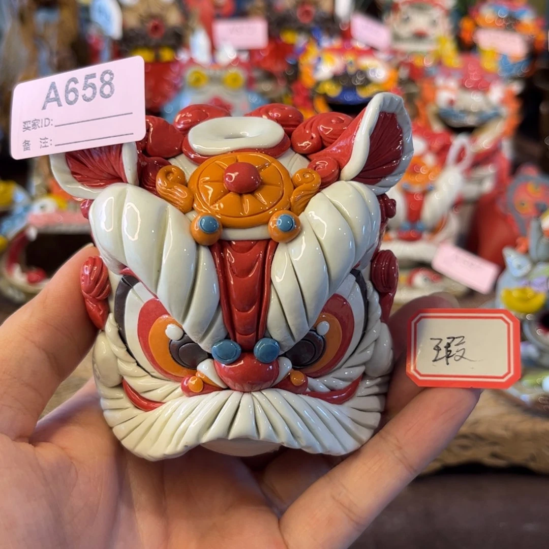 泥塑纯手工茶宠摆件