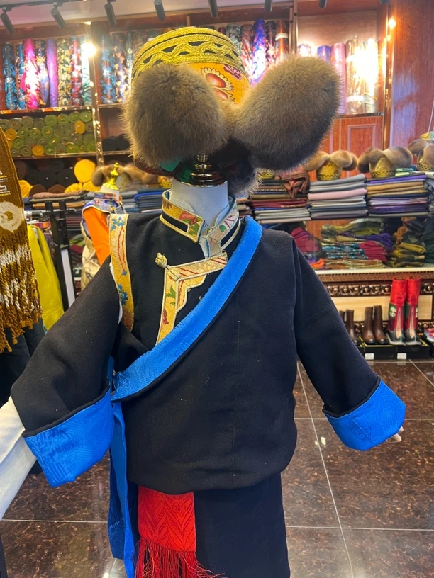 民族风精美帽子一套