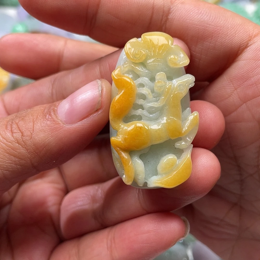 颈饰未镶嵌翡翠翡玉缘翡翠