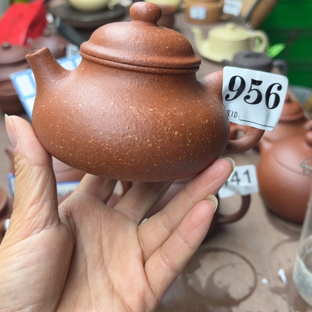 紫砂茶壶降坡泥半手210cc
