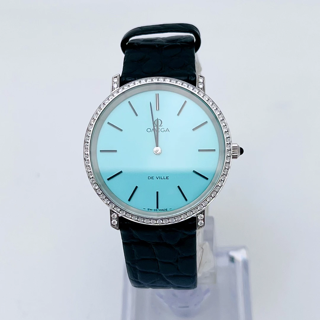 95新 Omega/欧米茄 寄卖欧米茄22123手动机械瑞士名表赠表带