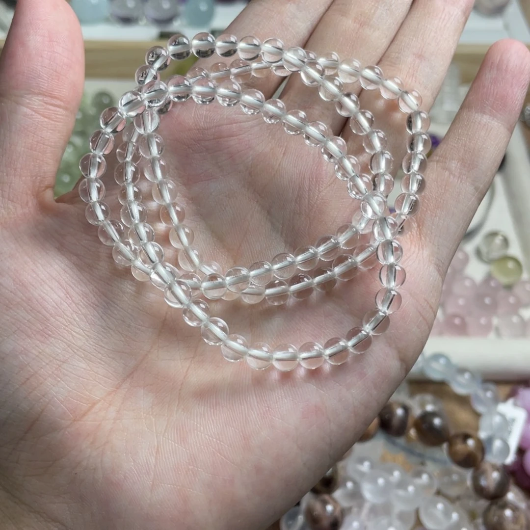 白水晶手串卡5.5mm