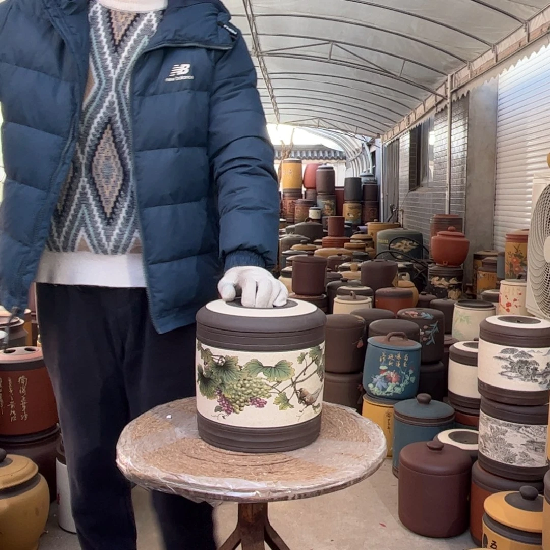 紫砂茶叶罐7 饼茶叶罐