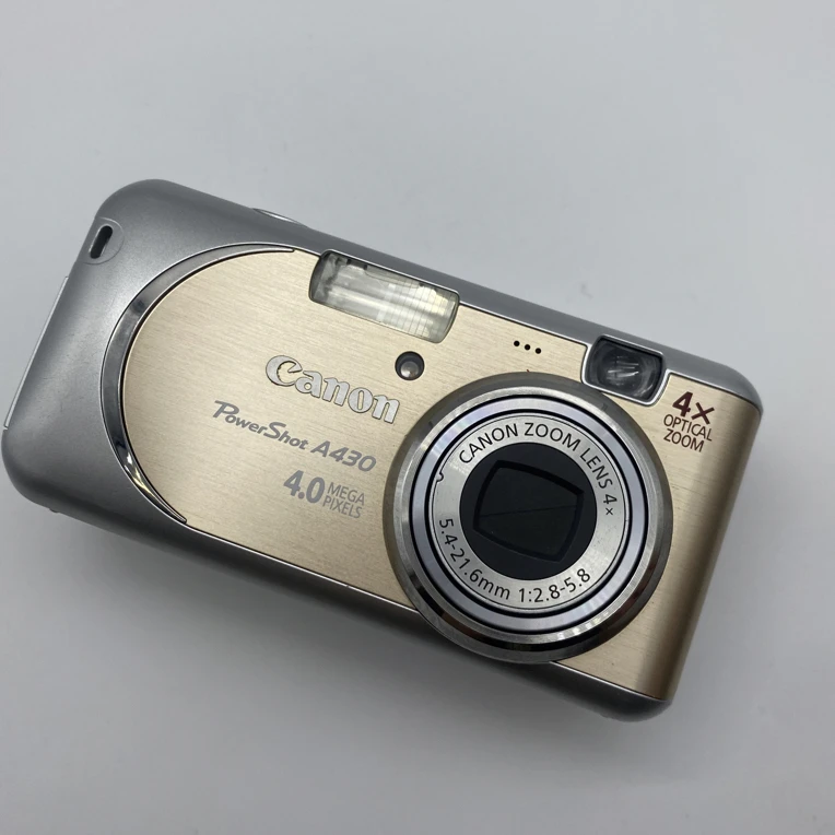 9新 Canon/佳能 A430 400w像素4x变焦 出片冷白复古磨皮美颜 ccd