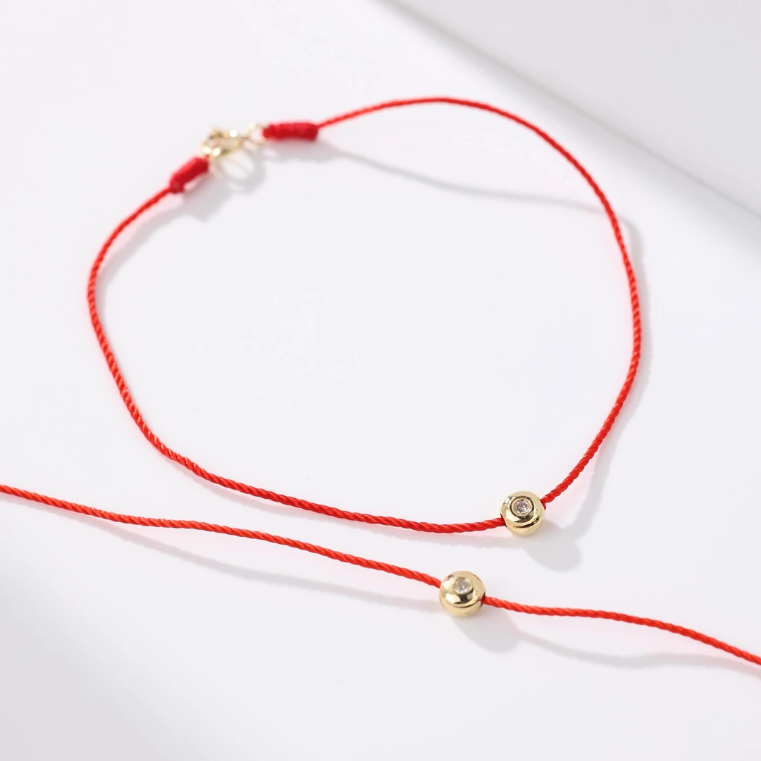 【举石臻选】TA1216-1204-18钻石手绳18k（一件/多样性发/长约17cm）H