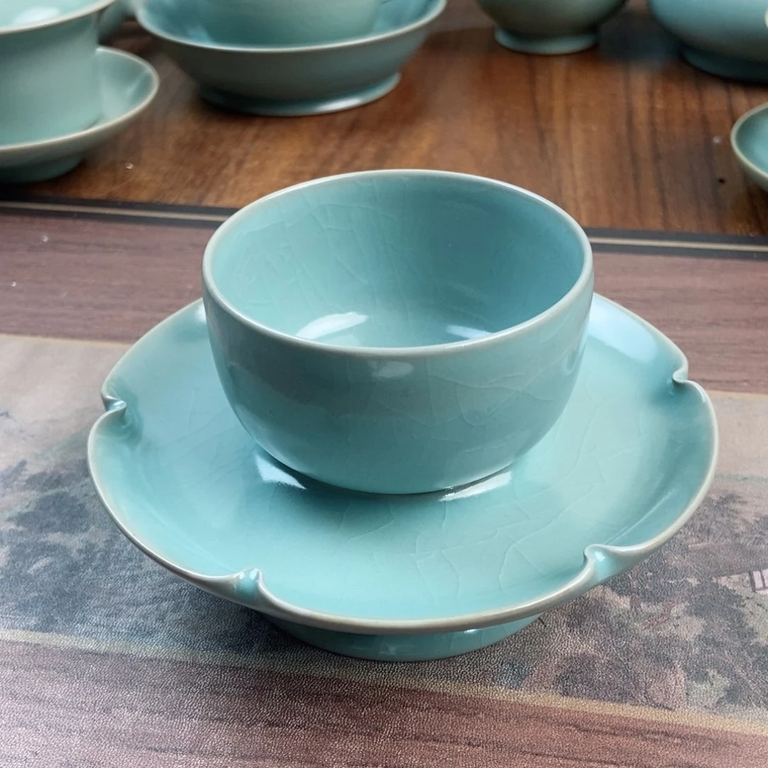 摆件原产地原矿汝瓷～茶器