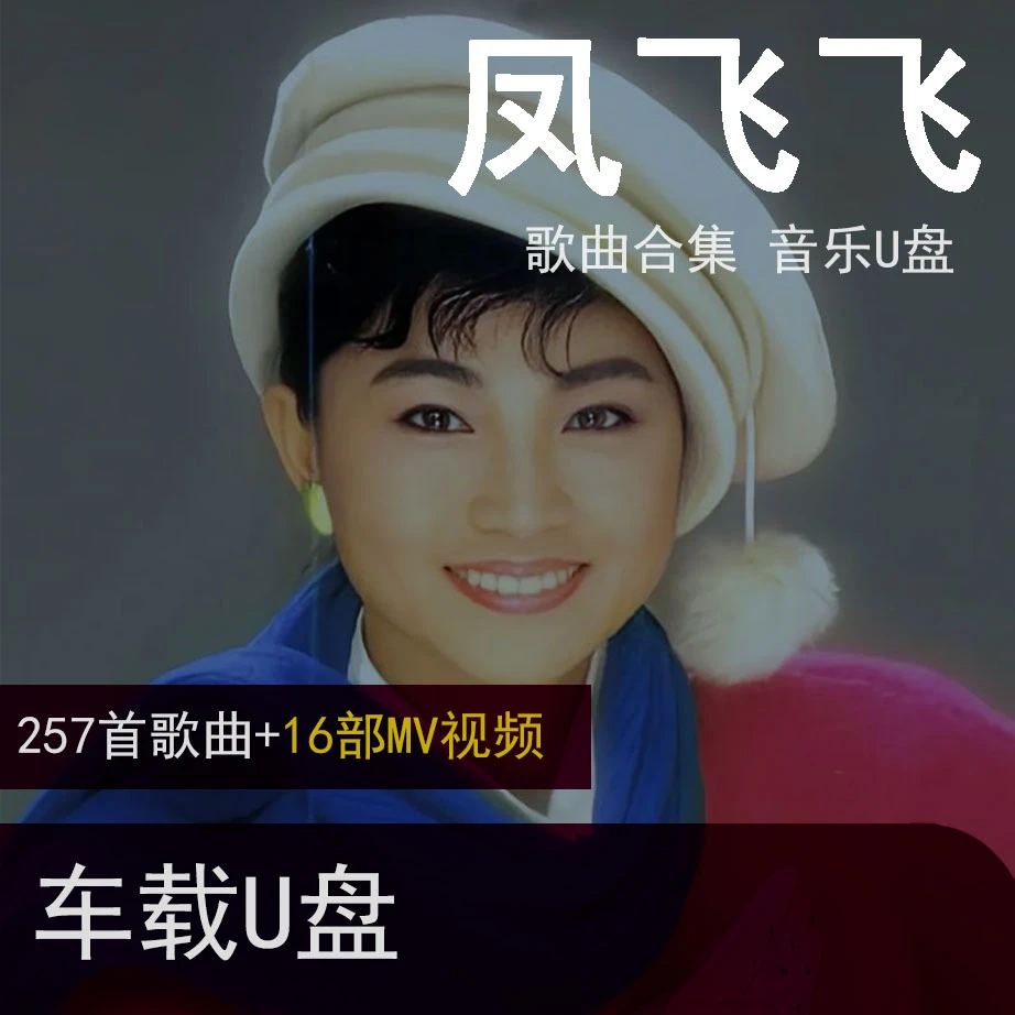 凤飞飞歌曲u盘汽车载流行音乐优盘热门车用新歌榜单经典合集MP3
