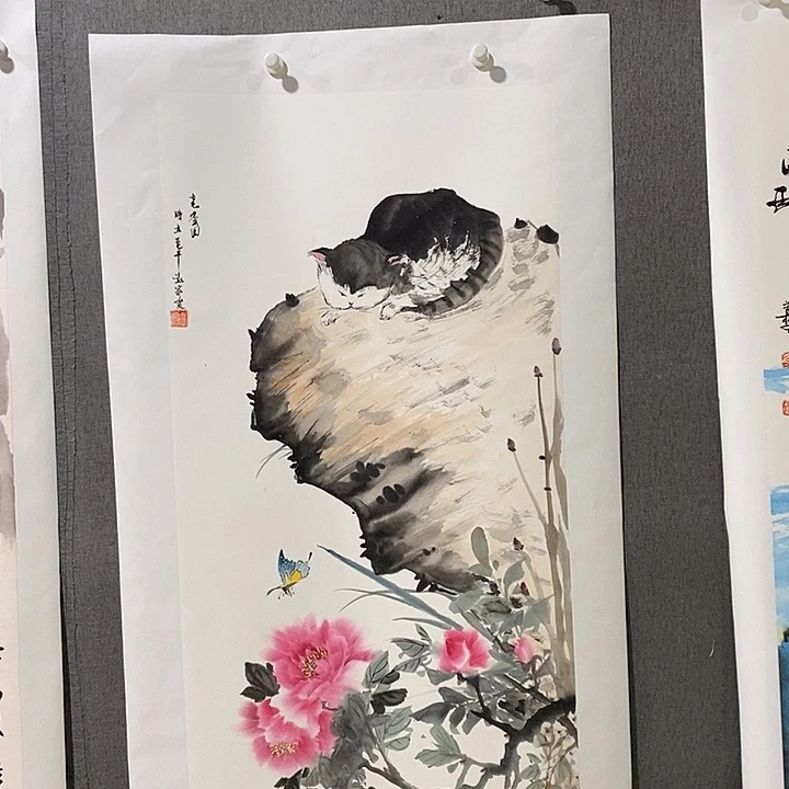 国画手写手绘作品100