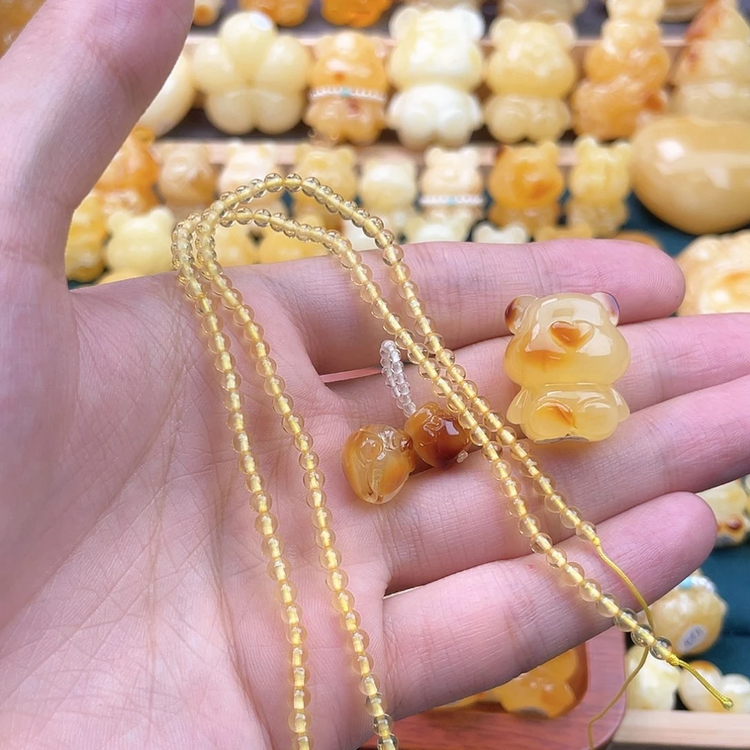 未镶嵌琥珀裸石招****神蜜蜡