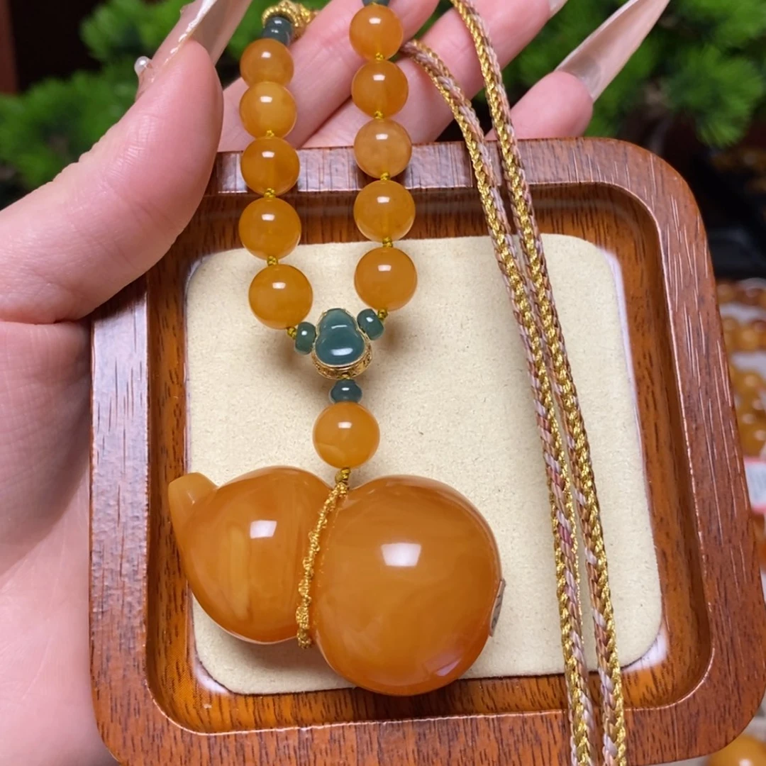【闪购商品】蜜蜡颈饰未镶嵌项链