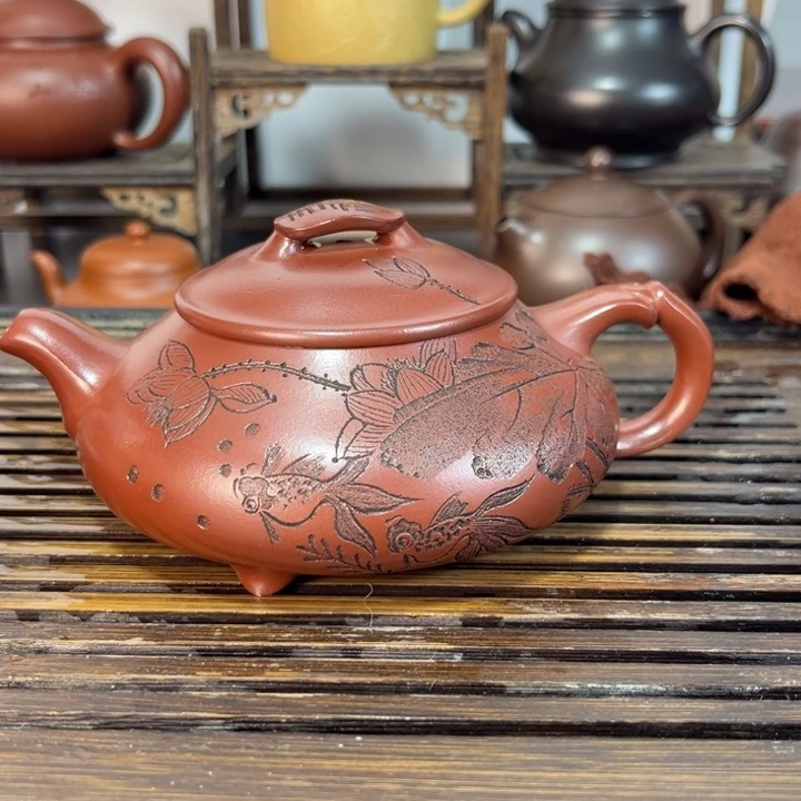 紫砂茶壶原矿紫砂手工制作