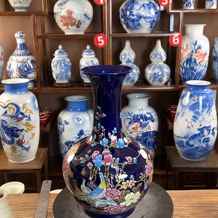 瓷片阿*景德镇陶瓷赏瓶