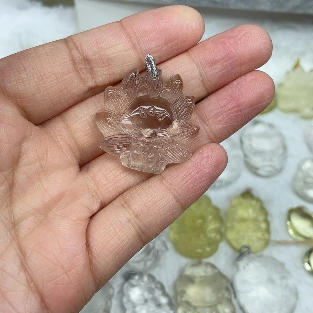 紫晶配件吊坠银S925镶嵌