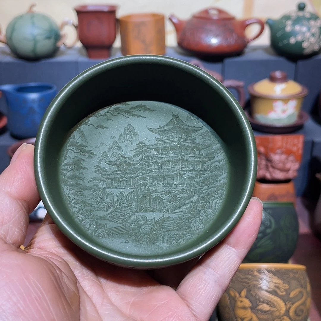 原矿紫砂手工主人杯