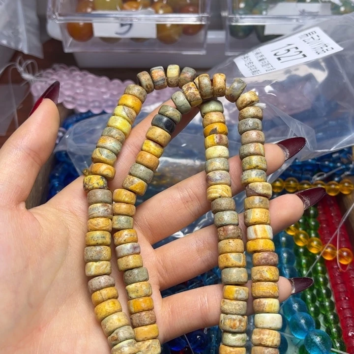 玻璃颈饰1737 玛.瑙 一条