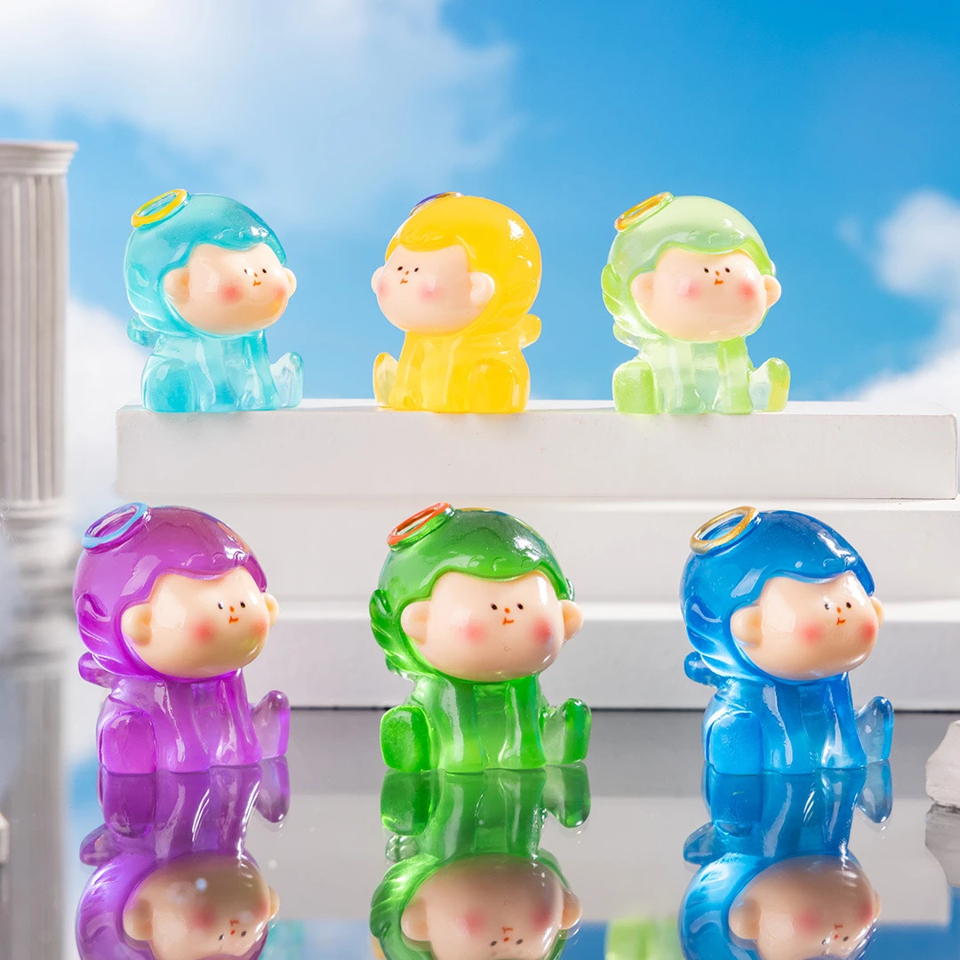 【直播拆】新年莉莉丝天使李四DIY树脂摆件可爱网红爆款