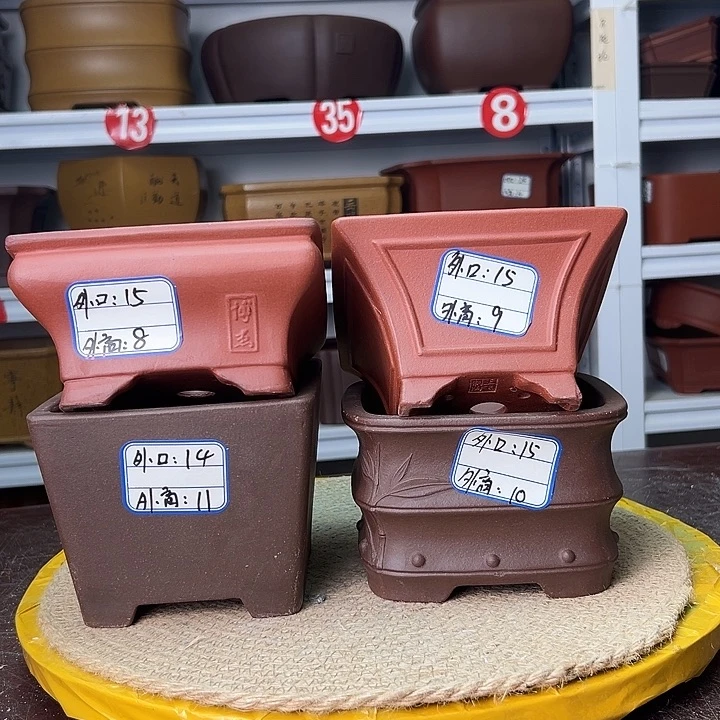 花盆紫砂蛇年大吉