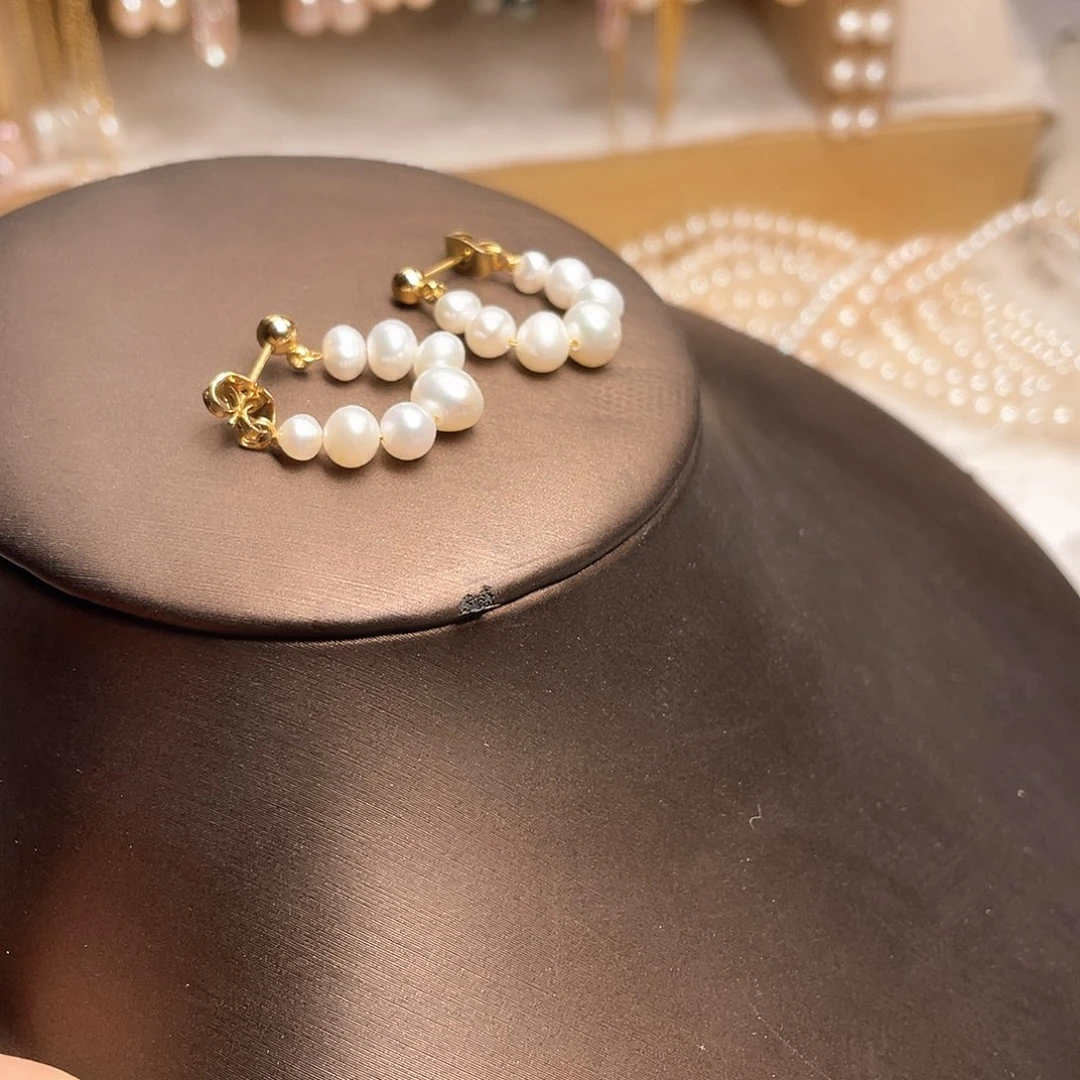 银S925镶嵌淡水珍珠珍珠首饰1