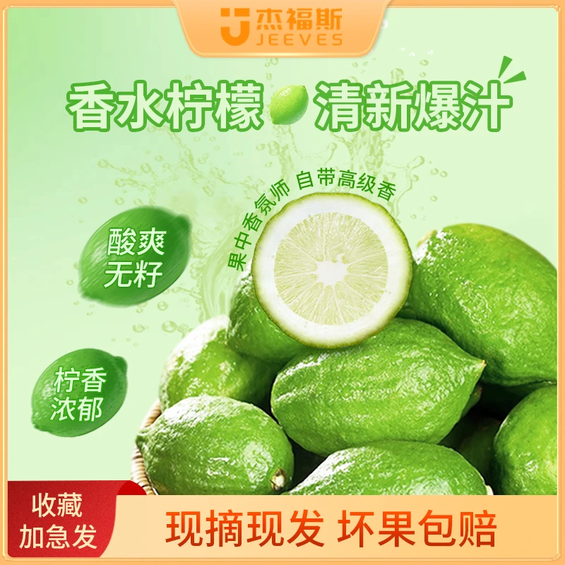 香水柠檬新鲜现摘清香多汁适合手打柠檬茶果香浓郁榨汁消暑水果