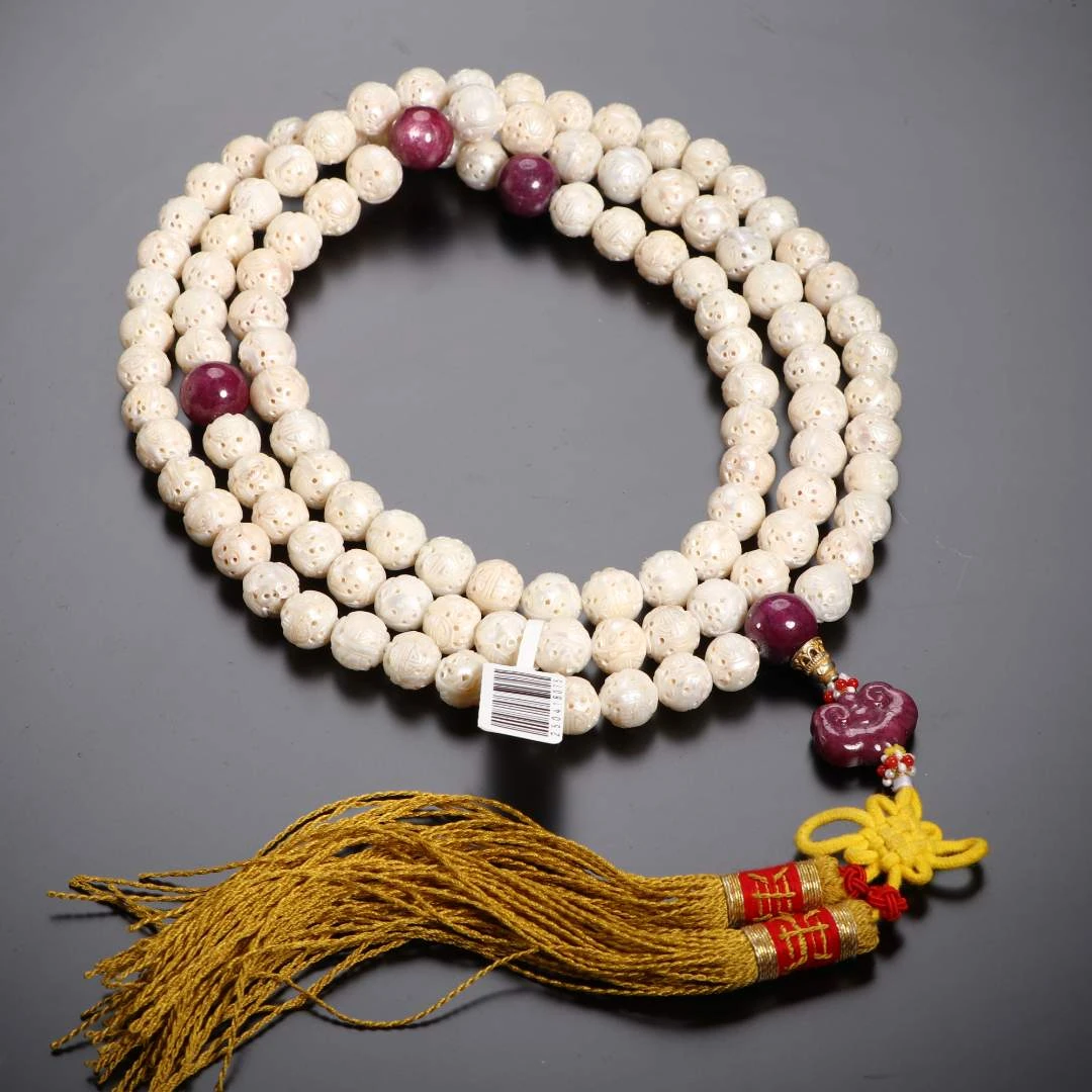 250418075/博古通今/集古藏今/东珠108念珠/古董首饰