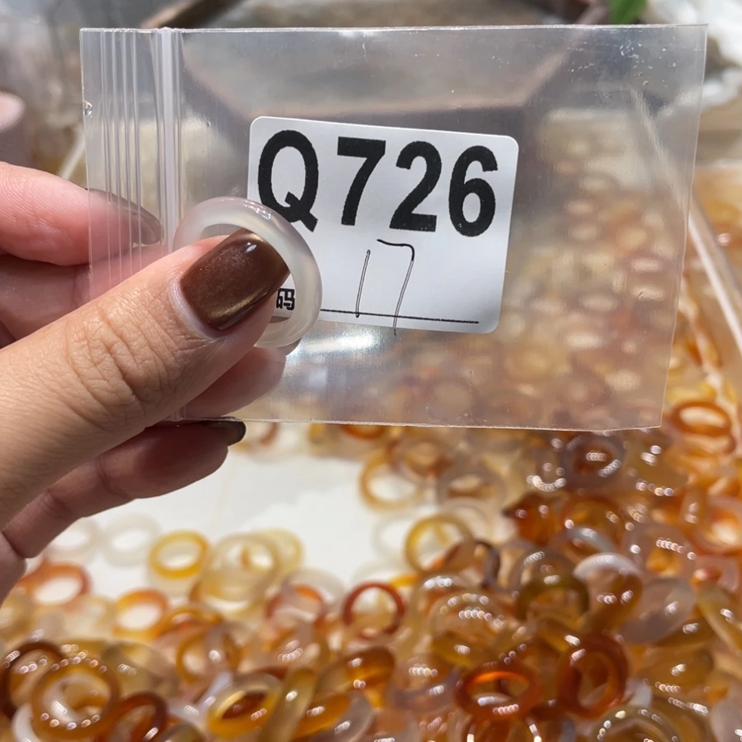 玛瑙/玉髓未镶嵌戒指726