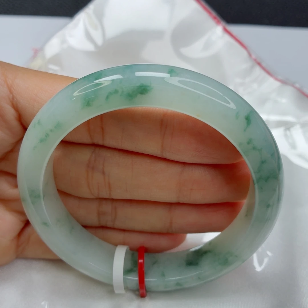 未镶嵌手镯翡翠老坑57圈绿野仙踪021