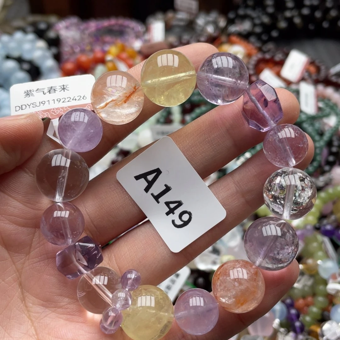 未镶嵌手串水晶多样性